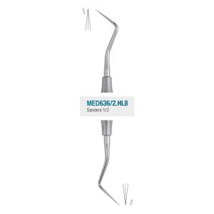 Medesy Periodontal Knife Sanders No. 1-2 with 8mm Dia. Hollow Handle