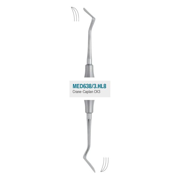 Medesy Periodontal Knife Crane-Kaplan No. CK3 with 8mm Dia. Hollow Handle