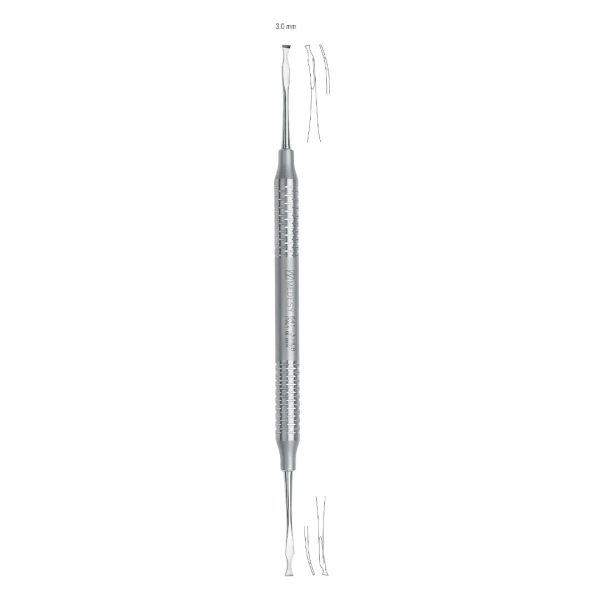 Medesy Periodontal Chisel No. TG-0 3.0mm with 8mm Dia. Hollow Handle