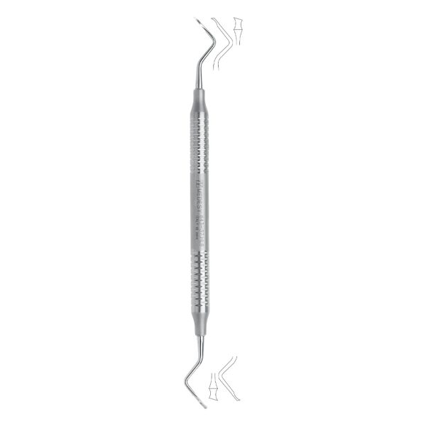 Medesy Periodontal Chisel Rhodes Back-Action No. 36-37 with 8mm Dia. Hollow Handle
