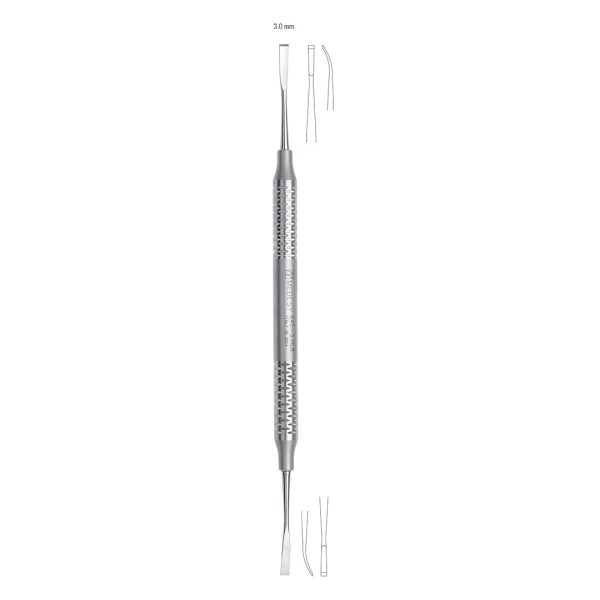 Medesy Periodontal Chisel No. TG 3.0mm with 8mm Dia. Hollow Handle