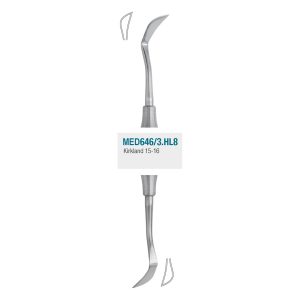 Medesy Periodontal Knife Kirkland No. 15-16 with 8mm Dia. Hollow Handle