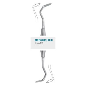 Medesy Periodontal Knife Orban No. 1-2 with 8mm Dia. Hollow Handle