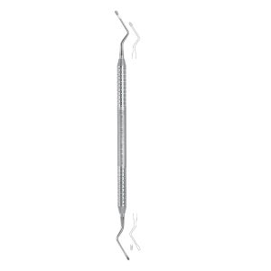 Medesy Periodontal File Hirschfeld No. 3 with 6mm Dia. Solid Handle
