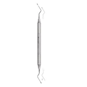 Medesy Periodontal File Hirschfeld No. 3 with 8mm Dia. Hollow Handle
