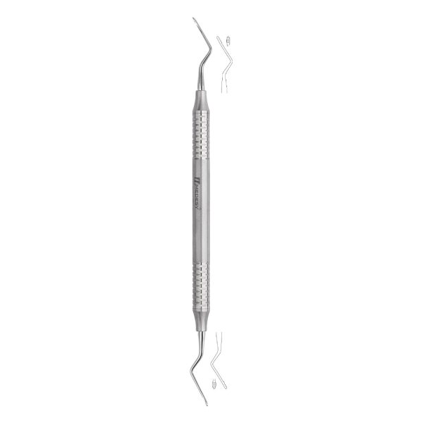 Medesy Periodontal File Hirschfeld No. 5 with 8mm Dia. Hollow Handle