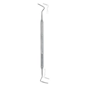 Medesy Periodontal File Schluger No. 9-10 with 6mm Dia. Solid Handle
