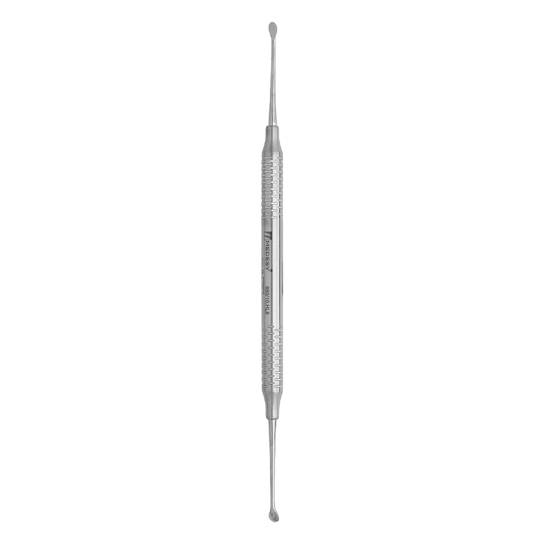 Medesy Bone Curette Miller No. 1 4.0mm with 8mm Dia. Hollow Handle Medesy Bone Curette Miller No. 1 4.0mm with 8mm Dia. Hollow Handle