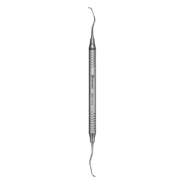 Medesy Curette Gracey No. 11-12 Short with 8mm Dia. Hollow Handle with Black Ring Medesy Curette Gracey No. 11-12 Short with 8mm Dia. Hollow Handle with Black Ring