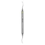 Medesy Curette Gracey No. 1-2 Long with 8mm Dia. Hollow Handle with Yellow Ring