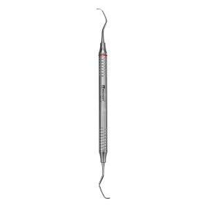 Medesy Curette Gracey No. 3-4 Long with 8mm Dia. Hollow Handle with Red Ring
