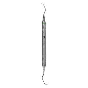 Medesy Curette Gracey No. 7-8 Long with 8mm Dia. Hollow Handle with Green Ring
