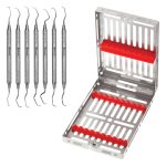 Medesy Curette Gracey Kit Long with 8mm Dia. Hollow Handles
