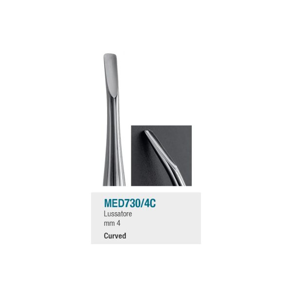 Medesy Luxating Instrument Lussatore No. 4C 4mm Curved
