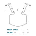 Medesy Mouth Gag Oringer No. 2 Medium 50mm x 110mm