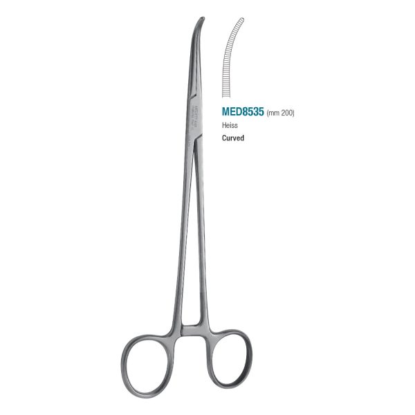 Medesy Forceps Heiss Curved 200mm