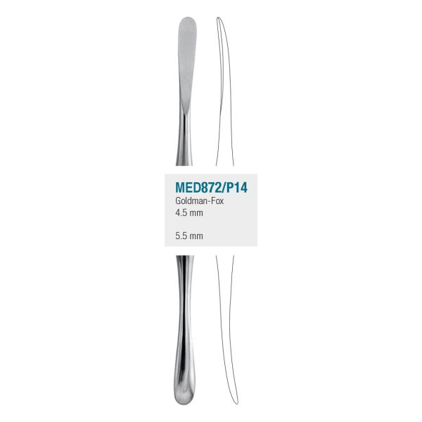 Medesy Periosteal Elevator Goldman-Fox No. P14 4.5mm/5.5mm