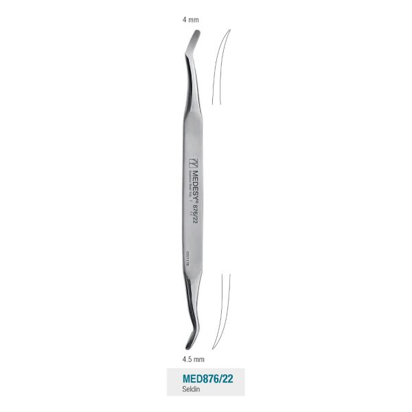 Medesy Periosteal Elevator Seldin No. 22 4.0mm/4.5mm