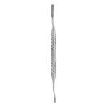 Medesy Bone File Miller No. 2 Straight Cut with 10mm Dia. Hollow Handle 180mm