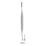 Medesy Bone File Miller No. 2 Straight Cut with 10mm Dia. Hollow Handle 180mm