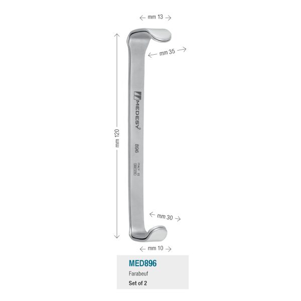 Medesy Retractor Farabeuf 120mm (2)