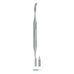 Medesy Bone File Miller No. 2 Long Straight Cut with 10mm Dia. Hollow Handle