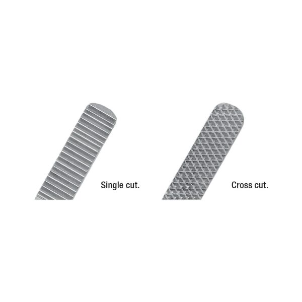 Medesy Bone File Miller-Colburn No. 4 Cross Cut with 10mm Dia. Hollow Handle