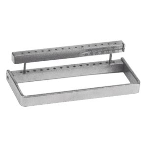 Medesy Bur Holder Metal Holds 15 FG Burs 35mm x 85mm