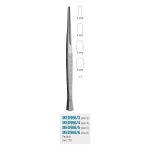 Medesy Bone Chisel Partsch Grooved No. 5 5mm 170mm