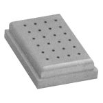 Medesy Bur Holder with Lid* Metal Holds 24 FG Burs 60mm x 40mm (LxW)