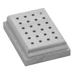 Medesy Bur Holder with Lid* Metal Holds 24 RA Burs 60mm x 40mm (LxW)