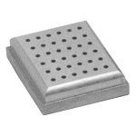 Medesy Bur Holder with Lid* Metal Holds 36 RA Burs 60mm x 50mm (LxW)