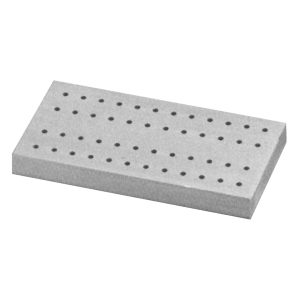 Medesy Bur Holder No Lid Metal Holds 48 FG Burs 75mm x 40mm (LxW)