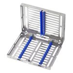 Medesy Gammafix Cassette No. 980-10 10 Positions with Blue Silicone Inserts