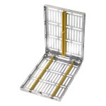 Medesy Gammafix Cassette No. 981-19 19 Positions with Yellow Silicone Inserts