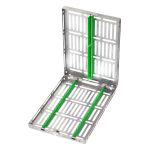 Medesy Gammafix Cassette No. 981-19 19 Positions with Green Silicone Inserts