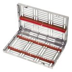 Medesy Gammafix Cassette No. 981-20 20 Positions with Red Silicone Inserts
