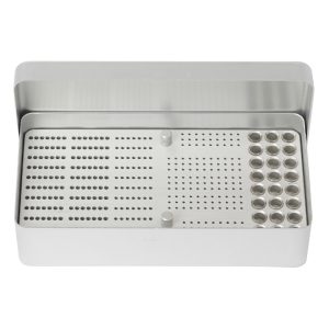 Medesy Endodontic Storage Box Aluminium 204mm x 105mm x 54mm (LxWxH) Silver