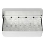 Medesy Endodontic Storage Box Aluminium 204mm x 105mm x 54mm (LxWxH) Silver