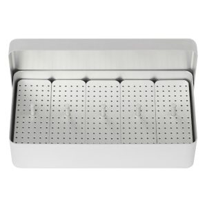 Medesy Endodontic Storage Box Aluminium 204mm x 105mm x 54mm (LxWxH) Silver
