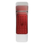 Medesy Endodontic Storage Box Aluminium 104mm x 44mm x 54mm (LxWxH) Silver-Red