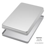 Medesy Tray Aluminium Solid Large 285mm x 185mm x 15mm (LxWxH) Silver