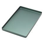 Medesy Tray Aluminium Solid Small 185mm x 140mm x 15mm (LxWxH) Green