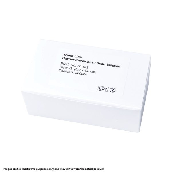 MGK Trend Line Scan Sleeves Barrier Envelopes Size 3 27mm x 54mm (100)
