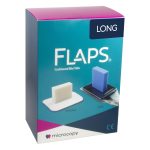 Microcopy Flaps Foam Tabs for X-Ray Sensors Long Blue (375)