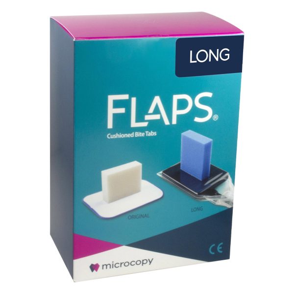 Microcopy Flaps Foam Tabs for X-Ray Sensors Long Blue (375)