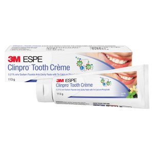 3M Solventum Clinpro Tooth Creme Anti-Cavity Toothpaste with Tri-Calcium Phosphate (TCP) Vanilla Mint 113gm Tube