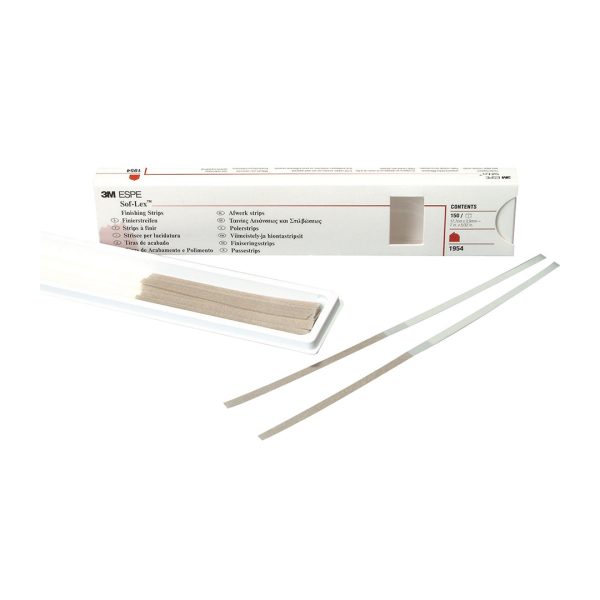 3M Solventum Sof-Lex Finishing Strips Coarse Medium Clear (150)