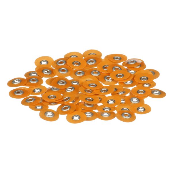 3M Solventum Sof-Lex XT Discs Pop-On 1/2" 12.7mm Fine Light Orange (85)