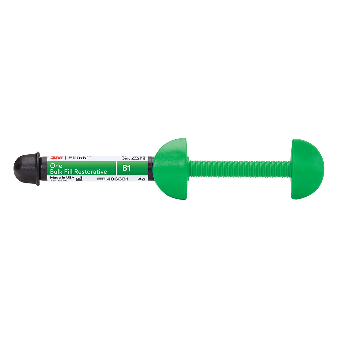 3M Solventum Filtek One Bulk Fill B1 4gm Syringe 3M Solventum Filtek One Bulk Fill B1 4gm Syringe